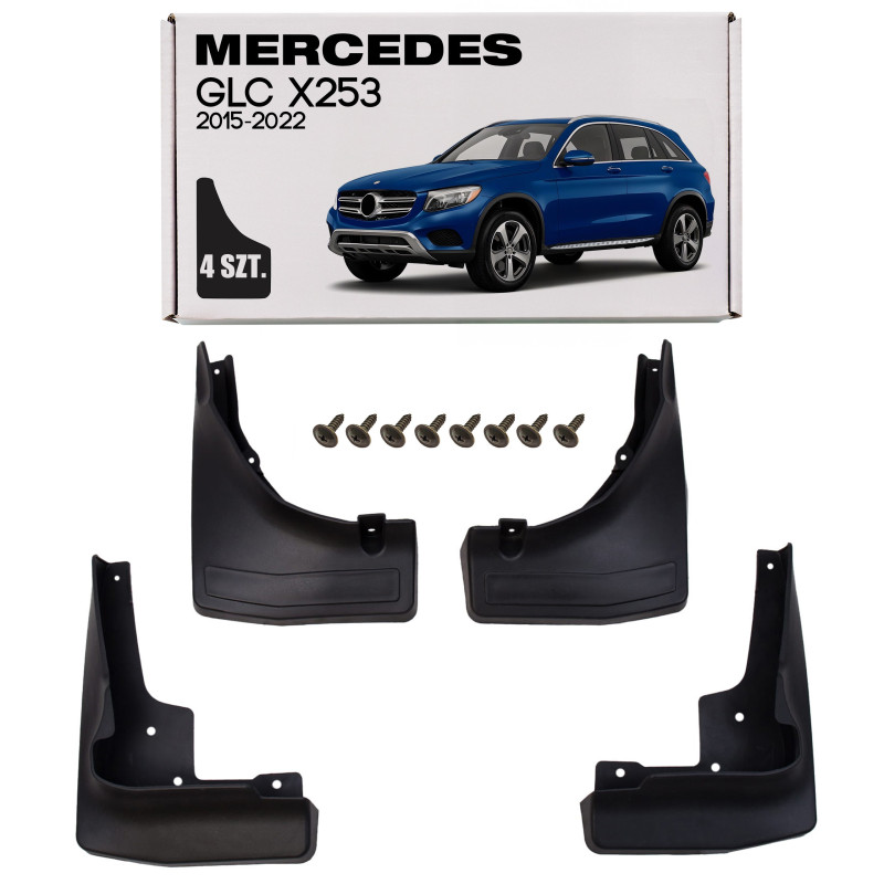 MERCEDES GLC X253 2015-2022 PARASPRUZZI PER SOTTOPORTA (Cod. AP-33954_A4x4)
