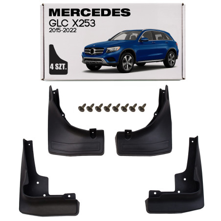 MERCEDES GLC X253 2015-2022 PARASPRUZZI PER SOTTOPORTA (Cod. AP-33954_A4x4)