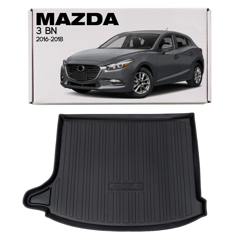 MAZDA 3 III BN 2016-2018 RESTYLING HATCHBACK TAPPETINO BAGAGLIAIO MOQUETTE (Cod. AP-33991_A4x4)