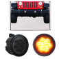 JEEP WRANGLER JK 2007-2018 INDICATORI DI DIREZIONE LED IN MASCHERINA KIT 2 PZ. (Cod. AP-34021_A4x4)