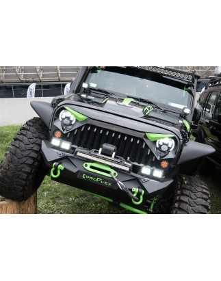 JEEP WRANGLER JK 2007-2018 INDICATORI DI DIREZIONE LED IN MASCHERINA KIT 2 PZ. (Cod. AP-34021_A4x4)