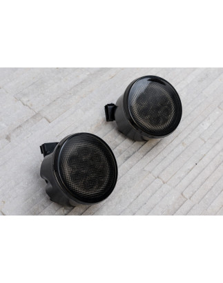 JEEP WRANGLER JK 2007-2018 INDICATORI DI DIREZIONE LED IN MASCHERINA KIT 2 PZ. (Cod. AP-34021_A4x4)