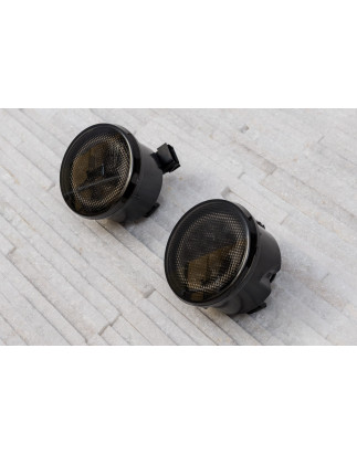 JEEP WRANGLER JK 2007-2018 INDICATORI DI DIREZIONE LED IN MASCHERINA KIT 2 PZ. (Cod. AP-34021_A4x4)