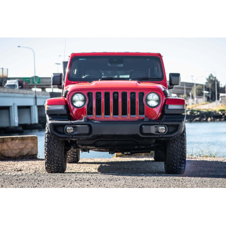 JEEP WRANGLER JL 2018+ FARI ANTERIORI LED 7" 30W 8000 LUMEN (Cod. AP-50524_A4x4)