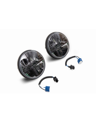 JEEP WRANGLER JL 2018+ FARI ANTERIORI LED 7" 30W 8000 LUMEN (Cod. AP-50524_A4x4)