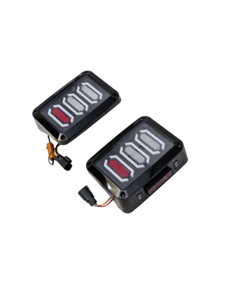 JEEP WRANGLER JK 2007-2018 FANALI POSTERIORI LED MODELLO BLADE 3600 LUMEN (Cod. AP-34184_A4x4)