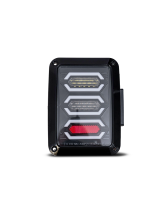 JEEP WRANGLER JK 2007-2018 FANALI POSTERIORI LED MODELLO BLADE 3600 LUMEN (Cod. AP-34184_A4x4)