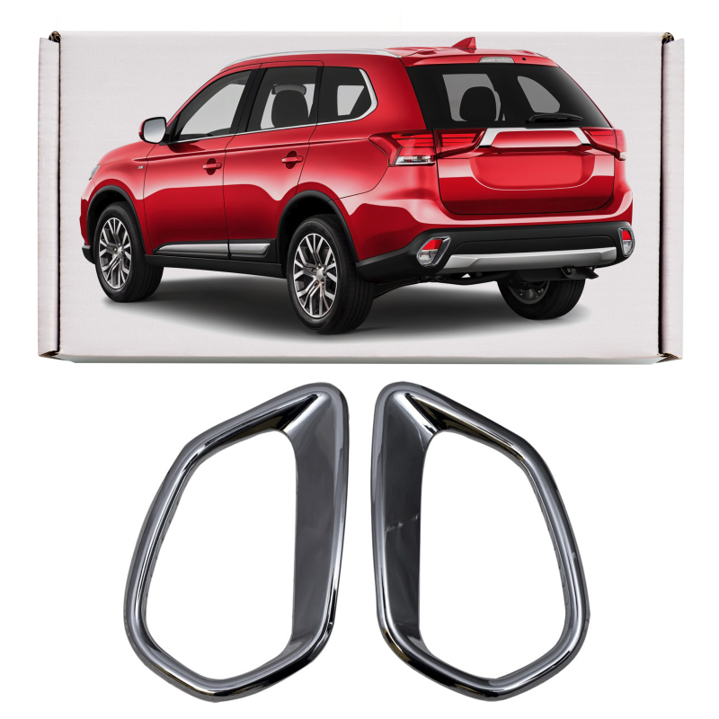 MITSUBISHI OUTLANDER III GF 2015-2021 RESTYLING CORNICI FENDINEBBIA POSTERIORI (Cod. AP-34203_A4x4)