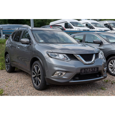 NISSAN X-TRAIL III T32 2014-2017 PRE-RESTYLING PROTEZIONI FENDINEBBIA ANTERIORI (Cod. AP-34210_A4x4)