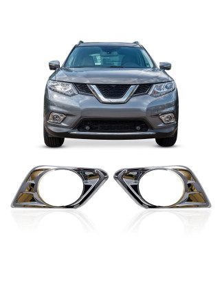 NISSAN X-TRAIL III T32 2014-2017 PRE-RESTYLING PROTEZIONI FENDINEBBIA ANTERIORI (Cod. AP-34210_A4x4)