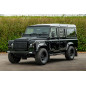 LAND ROVER DEFENDER 110 2003-2016 PEDANE LATERALI NERI MODELLO STILE SVX (Cod. AP-34465_A4x4)