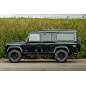LAND ROVER DEFENDER 110 2003-2016 PEDANE LATERALI NERI MODELLO STILE SVX (Cod. AP-34465_A4x4)