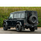 LAND ROVER DEFENDER 110 2003-2016 PEDANE LATERALI NERI MODELLO STILE SVX (Cod. AP-34465_A4x4)
