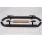 LAND ROVER DEFENDER 110 2003-2016 PEDANE LATERALI NERI MODELLO STILE SVX (Cod. AP-34465_A4x4)