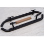 LAND ROVER DEFENDER 110 2003-2016 PEDANE LATERALI NERI MODELLO STILE SVX (Cod. AP-34465_A4x4)