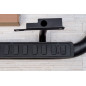 LAND ROVER DEFENDER 110 2003-2016 PEDANE LATERALI NERI MODELLO STILE SVX (Cod. AP-34465_A4x4)