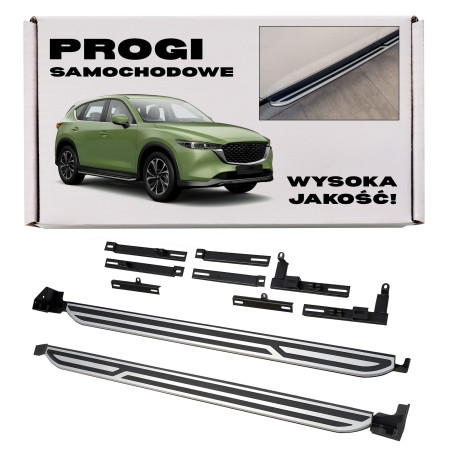 MAZDA CX-5 II KF 2017+ PEDANE LATERALI SOTTOPORTA KF11-V3-300 (Cod. AP-35004_A4x4)