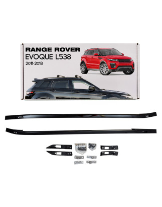 RANGE ROVER EVOQUE L538 2011-2018 BARRE LONGITUDINALI TETTO NERI VPLVR0087 (Cod. AP-35007_A4x4)