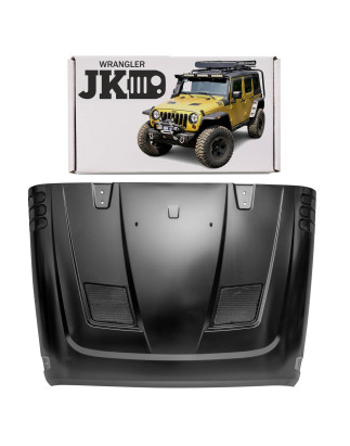 JEEP WRANGLER JK JKU 2007-2018 IN ACCIAIO COFANO VENTILATO (Cod. AP-35034_A4x4)