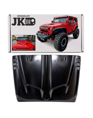 JEEP WRANGLER JK 2007-2018 IN ACCIAIO COFANO VENTILATO TRANSFORMER (Cod. AP-35050_A4x4)