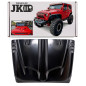 JEEP WRANGLER JK 2007-2018 IN ACCIAIO COFANO VENTILATO TRANSFORMER (Cod. AP-35050_A4x4)
