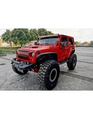 JEEP WRANGLER JK 2007-2018 IN ACCIAIO COFANO VENTILATO TRANSFORMER (Cod. AP-35050_A4x4)