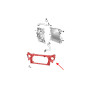 JEEP WRANGLER JK 2007-2018 CALANDRA FRONTALE RINFORZO FRONTALE 55077976 (Cod. AP-35056_A4x4)