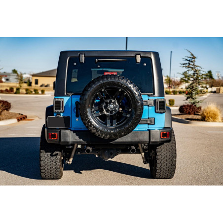 JEEP WRANGLER JK 2007-2018 FARI LED IN PARAURTI POSTERIORE 40W 2300 LUMEN (Cod. AP-35073_A4x4)