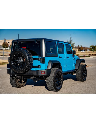 JEEP WRANGLER JK 2007-2018 FARI LED IN PARAURTI POSTERIORE 40W 2300 LUMEN (Cod. AP-35073_A4x4)