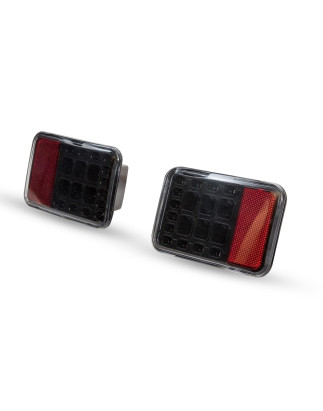 JEEP WRANGLER JK 2007-2018 FARI LED IN PARAURTI POSTERIORE 40W 2300 LUMEN (Cod. AP-35073_A4x4)