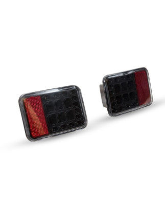 JEEP WRANGLER JK 2007-2018 FARI LED IN PARAURTI POSTERIORE 40W 2300 LUMEN (Cod. AP-35073_A4x4)