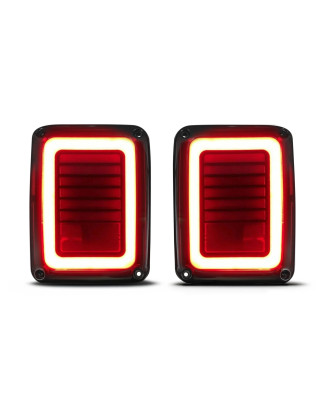 JEEP WRANGLER JK 2007-2018 FANALI POSTERIORI LED MODELLO KNIGHT 60W 3000 LUMEN (Cod. AP-35074_A4x4)