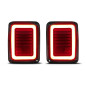 JEEP WRANGLER JK 2007-2018 FANALI POSTERIORI LED MODELLO KNIGHT 60W 3000 LUMEN (Cod. AP-35074_A4x4)
