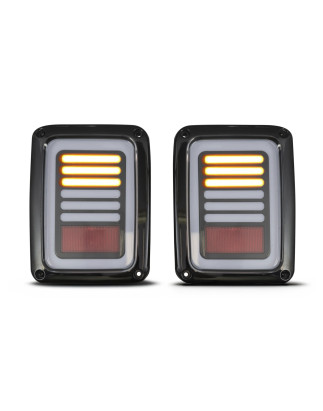 JEEP WRANGLER JK 2007-2018 FANALI POSTERIORI LED MODELLO KNIGHT 60W 3000 LUMEN (Cod. AP-35074_A4x4)