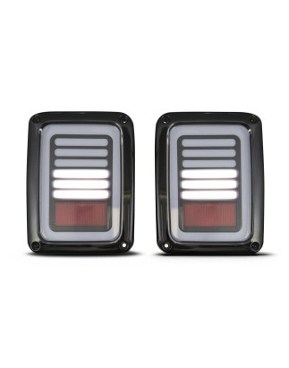 JEEP WRANGLER JK 2007-2018 FANALI POSTERIORI LED MODELLO KNIGHT 60W 3000 LUMEN (Cod. AP-35074_A4x4)