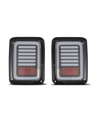 JEEP WRANGLER JK 2007-2018 FANALI POSTERIORI LED MODELLO KNIGHT 60W 3000 LUMEN (Cod. AP-35074_A4x4)
