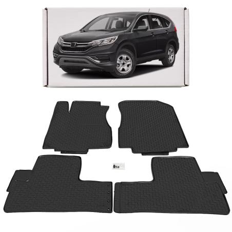 HONDA CR-V IV 2012-2018 TAPPETINI AUTO (Cod. AP-35108_A4x4)