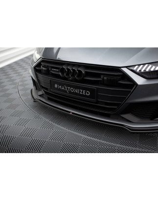 SPLITTER ANTERIORE V.1 Audi A7 S-Line C8 / S7 C8 / C8 Facelift / S7 Facelift (Cod. M-AU-A7-C8-SLINE-