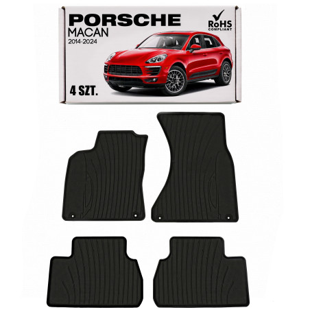 PORSCHE MACAN 2014-2024 TAPPETINI AUTO (Cod. AP-35113_A4x4)