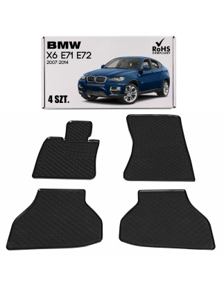 BMW X6 E71/E72 2007-2014 TAPPETINI AUTO (Cod. AP-35127_A4x4)