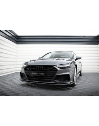 SPLITTER ANTERIORE V.2 Audi A7 S-Line C8 / S7 C8 / C8 Facelift / S7 Facelift (Cod. M-AU-A7-C8-SLINE-