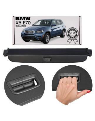BMW X5 E70 2006-2013 NERA CAPPELLIERA COPRIBAGAGLI 51476972712 (Cod. AP-35143_A4x4)