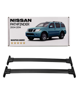 NISSAN PATHFINDER III R51 2004-2014 BARRE TRASVERSALI PER RAIL TETTO 73807EA500 (Cod. AP-35239_A4x4)