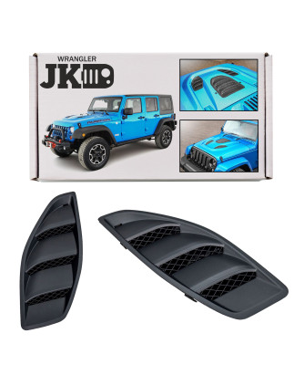 JEEP WRANGLER JK 2007-2018 GRIGLIE PRESE D'ARIA ARIA PER COFANO RUBICON 10TH ANNIVERSARY E TRAILCAT 