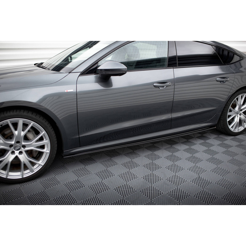 Diffusori minigonne Audi A7 S-Line C8 / S7 C8 / C8 Facelift / S7 Facelift (Cod. M-AU-A7-C8-SLINE-SD1 Diffusori minigonne Audi A7 S-Line C8 / S7 C8 / C8 Facelift / S7 Facelift (Cod. M-AU-A7-C8-SLINE-SD1