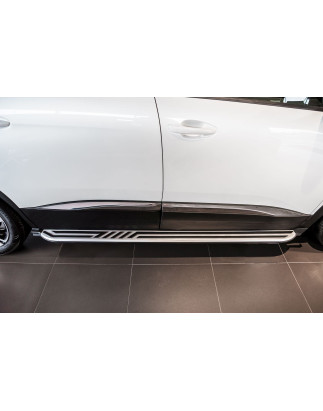PEUGEOT 5008 II 2017+ PEDANE LATERALI SOTTOPORTA (Cod. AP-35504_A4x4)