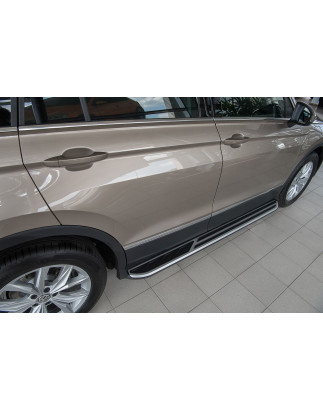 VOLKSWAGEN TIGUAN II AD1 2016+ PEDANE LATERALI SOTTOPORTA (Cod. AP-35506_A4x4)