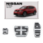 NISSAN X-TRAIL 2014-2021 COPRIPEDALI CAMBIO AUTOMATICO PER PEDALI (Cod. AP-35517_A4x4)
