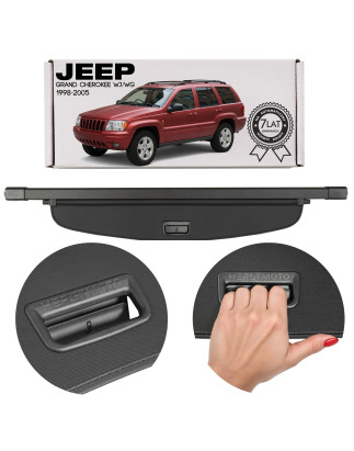 JEEP GRAND CHEROKEE II WJ/WG 1998-2005 CAPPELLIERA COPRIBAGAGLI NERA 5FS271T5AB (Cod. AP-35518_A4x4)