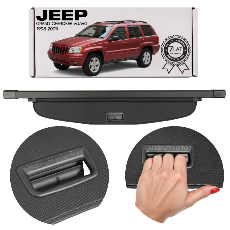 JEEP GRAND CHEROKEE II WJ/WG 1998-2005 CAPPELLIERA COPRIBAGAGLI NERA 5FS271T5AB (Cod. AP-35518_A4x4)